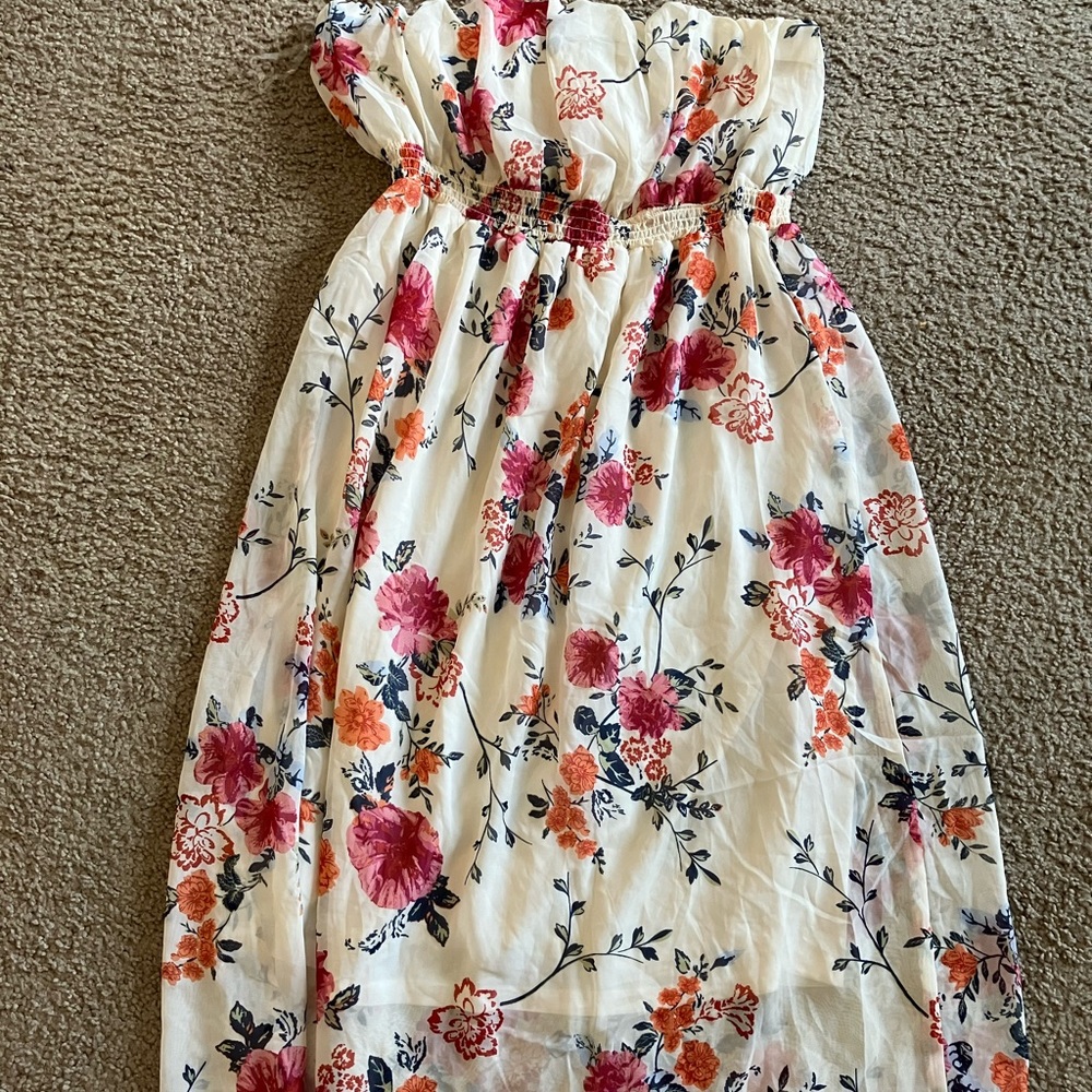 Pretty spring off the shoulder dress
